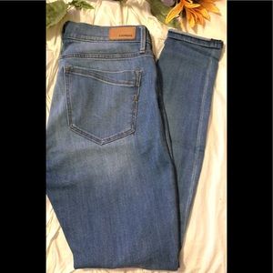 light blue denim leggings